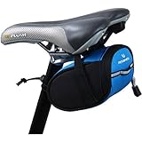 Tofern MTB BMX Bicicletta ciclismo ovale Borse da sella Sedile pacco custodia pacchetto - Nero & Blu