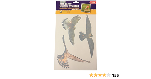 Gardman 6 X Bird Alert Window Glass Stickers Silhouette Home New Amazon Co Uk Home Kitchen