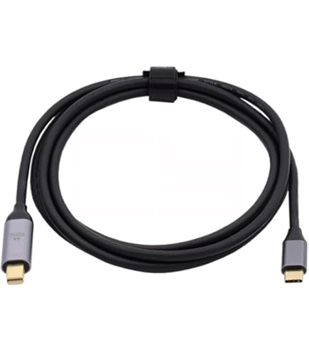 Adattatore USB-C To Mini DP - Cavo 18cm, 4K 60Hz, Per MacBook Pro, Monitor, Proiettori, Plug & Play - Foto 5