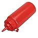 Produktbild Rot Kunststoff Sauce Squeeze Flasche Dispenser - 16 oz