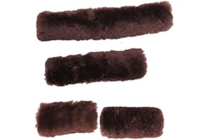 Merauno Protège-nuque en peau d'agneau pour licol