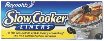 Reynolds Wrap Slow Cooker Liners 13" X 21" Round And Oval Boxed by Reynolds Metals
