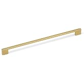 320mm Brushed Brass Slim Pull Handle Kitchen Cabinet Door Drawer Pull Handle for Closet Bedroom Bathroom Furniture Replacemen