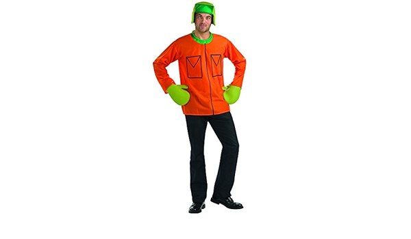 South Park Costume Mens Kyle Outfit Standard Chest 44 Amazon Co Uk Toys Games