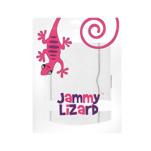 iPad Air, Air 2 & iPad 9.7″ 2017 Hülle – JAMMYLIZARD Ledertasche Smart Cover mit Standfuktion für iPad Air (5. & 6. Generation) & iPad 9.7″ 2017, WEIß & HONIG, [MIT STIFT-HALTER] - 8