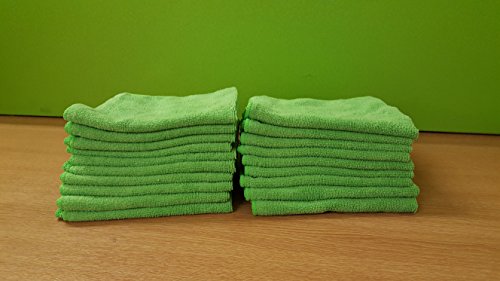 FRESH 365Microfibre Cloths - Pack of 20, Green