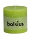 Produktbild BOLSIUS RUSTIC Stumpenkerze 100 x 100 mm lemon