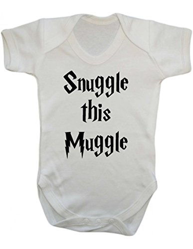 Snuggle this muggle baby grow Vest bodysuit onesie (0-3)