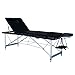 Produktbild SAILUN® tragbare Massageliege Profi Kosmetikliege, 4cm Feinzell-schaumstoff, Aluminiumrahmen, 3 Zonen, 192 * 70 cm, Schwarz