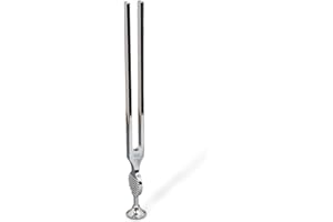 NS CRAFTS 128Hz Medical Grade Tuning Fork Brushed Steel Healing Rinne Hearing Test Tool