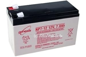 GOPACKS Hawker Yuasa Genesis NP7-12 Connection 4.8mm 12V 7Ah 7.2Ah PB Lead Gel Battery AGM Technology Accu Battery