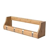√ Esto es más grande que la mayoría de los percheros comunes, lo que permite una máxima usabilidadEl estante útil puede contener llaves, billeteras, plantas suculentas, velas y más.El hardware para colgar incrustado fue elegido por su estabilidad y facilidad de colgar.