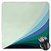 Produktbild BGLKCS Teal Mauspads,Wavy Lines in Various Shades of Blue Abstract Artwork Vibrant Pattern,Standard Size Rectangle Non-Slip Rubber Mousepad,Pale Green Aqua Blue Mint