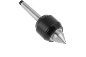 GOTOTOP MT1 Live Center, Zentrierspitze Körnerspitze Mitlaufende Drehmaschine Reitstock Stahl Punkt 60 Grad für Machine Taper CNC Drehmaschine Werkzeug