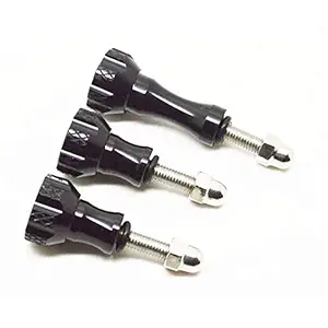 Action Pro CNC Screw Set of 3 Compatible with GoPro Hero 9 8 7 6 5 4 3+ 3 SJCAM YI EKEN Xiaomi Sports Action Camera