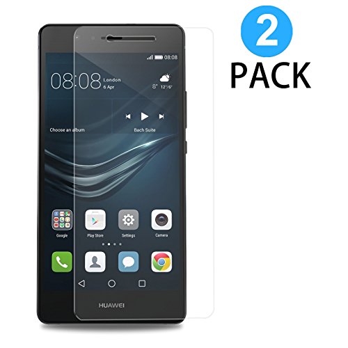 HUAWEI P9 Lite Panzerglas Schutzfolie, [2 Stück] Hi-Luck 0.33mm Premium Ultra-Klar Glasfolie Displayschutzfolie Schutzglas für HUAWEI P9 Lite (9H, Anti-Kratzer, Blasen-frei)