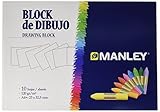 Grosor del papel de 120 gsm Manley 946238 - Pack de 30 ceras blandas con bloc de dibujo