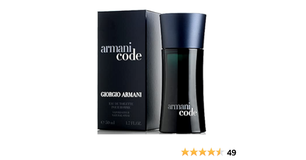 50 ml armani code