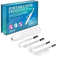 4beauty Therapy High Frequency Machine Electric Therapy Device, Portable Handheld Electrotherapy Comb, Current Bar For Hair Growth Facial Acne Repaired Massager