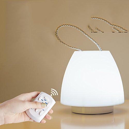 Remote control bedside lamps Bedroom Mini touch table lamps Living room Baby feeding Can be portable-D
