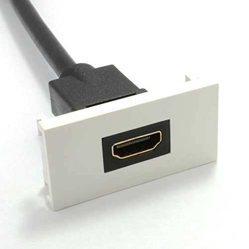 Fertig Gemacht Unterputzdose Module 3D HDMI Buchse Panel Montage Stummel 15 cm - 3