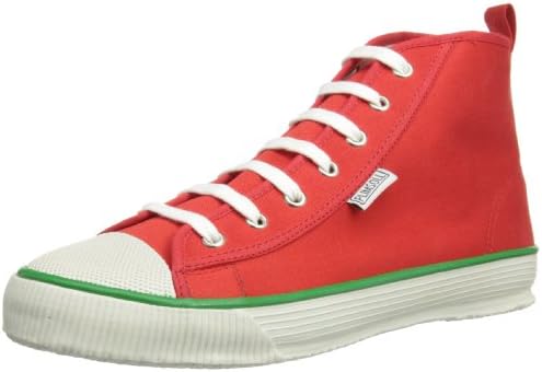 Plimsoll Men's High-Top Trainers, Red, 10 UK