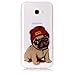 Produktbild Hozor Niedlich Mode Glitzer Muster Ultra Dünn Durchsichtige Handy Hülle für Samsung Galaxy A5 2017 / A520 5.2 zoll Stylish Weiche Silikon TPU Handy Schutzhülle Bumper Case - Cool Dog
