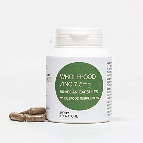 Vegan Zinc 90 Capsules, Vegans,Vegies & everybody. Wholefood supplements, Zinc made from plants NOT chemicals, All our items are sent by first class post on the day you order it.