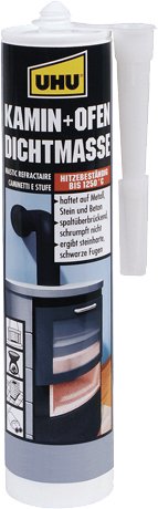 Preisvergleich Produktbild Kamin + Ofen Dichtmasse UHU KAMIN+OFENDICHTER KART600G-46895