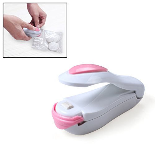 edealing (TM) 1pcs tragbare Mini-Heißsiegelmaschine Plastic Bag Impulse Sealer magnetischem Boden mit Handwerkzeug