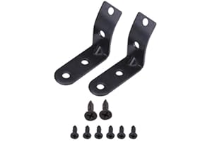 KEENSO Kit de reparación de bisagras de guantera Negra, Kit de fijación de bisagras para S4, RS4, B6, 8E, 2002-2008