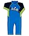 Bright Bots Australian 6/12m Baby Boys Sunsuit Sun Protection UPF50+ Long L/S - Blue