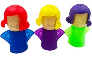 TLHWIN 3PCS Czyszczenie mikrofalowe, deodorant mikrofalowy lodówki, piekarnik mikrofalowy czyszczący parę Crud Plain łatwo do kuchni