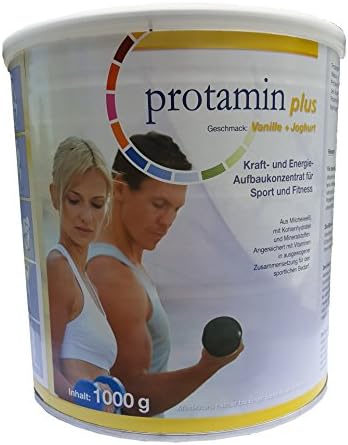 Protamin vanilla yogurt protein drink, made in Germany