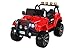 Produktbild Jeep "Wrangler" Offroad Kinderfahrzeug ALLRAD 2-Sitzer 4 x 35Watt 2x10AH Batterie EVA Reifen (Rot)