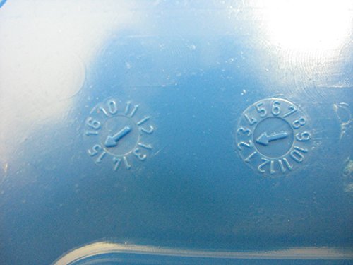 Transportroller (WTR/B/W641/1/100/SP/2F) Rollwagen 600×400 mm, blau, graue Gummiräder Kistenroller, mit 2xFeststeller - 2