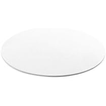 Support Pour Gâteau Fin Blanc Diamètre 32 Cm - Carton Imperméable, Pour Séparer Les étages Ou Phase De Travail Pâtisserie