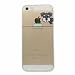 Produktbild iPhone 5 / 5S / SE Hülle, Keyihan Niedlich Haustier Hunde und Seine Näpfe Muster Dünn Durchsichtige Weiche Silikon TPU Handy Schutzhülle Bumper für iPhone 5 / iPhone 5S / iPhone SE (Zwergschnauzer)