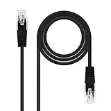Normativas: RoHS NANOCABLE 10.20.0401-BK - Cable de Red Ethernet RJ45 Cat.6 UTP AWG24, 100% Cobre, Negro, latiguillo de 1mts