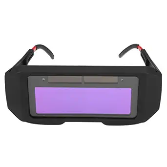 WeldScreens Welding Goggles Auto Darkening Eye Protection Equipment Mask with Solar Powered Battery Light Filter Screen