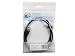 Produktbild Good Connections Patchkabel, Cat. 5e, U/UTP, 1 x 90° RJ45 Stecker (Rastnase oben)/1x gerade, schwarz, 0,5m, Good