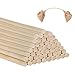 Produktbild Woodcraft Sticks, AIEVE 50 Stück 30,5 cm lange Bambusstäbe zum Basteln von Projekten, Holzarbeiten, Holzarbeiten, Kinder, Lernspielzeug