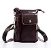 Produktbild LXIANGP Männer Leder diagonal Schultertasche Männer Multifunktions-Verschleiß Gürtel Handy-Taschen Kleine Tasche kann Gürtel Handytasche Tragen