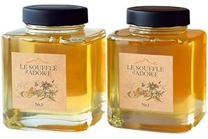 Premium miele di acacia, 100% naturale, di api, puro, senza zucchero, senza additivi, 2 х 500 g | Le Souffle d'Adore