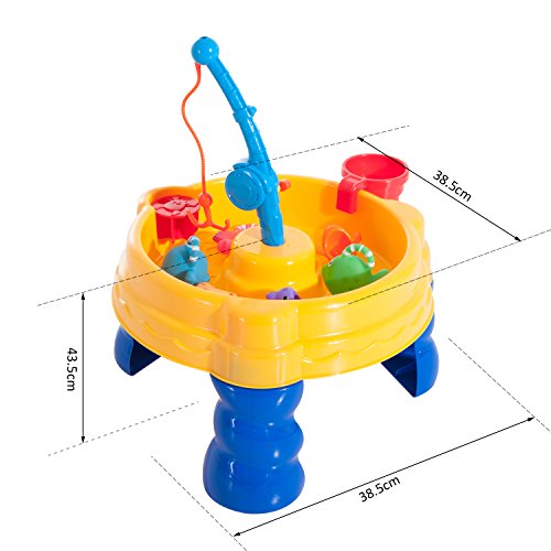 HOMCOM 13pcs Fishing Game Set Kids Baby Children Education Toy Reflex Training Sand and Water Table Beach Toy HOMCOM 13pcs Fishing Game Set Kids Baby Children Education Toy Reflex Training Sand and Water Table Beach Toy
