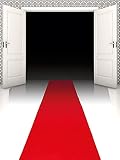Alfombra roja de 450x60cm. DISBACANAL Alfombra roja