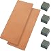 Produktbild 2 Packung Leder Abziehsteine Leder Abziehband Block Stropping Leder 3 x 8 Zoll Paddelriemen mit 4 Packung Grünen Polieren von Poliermitteln