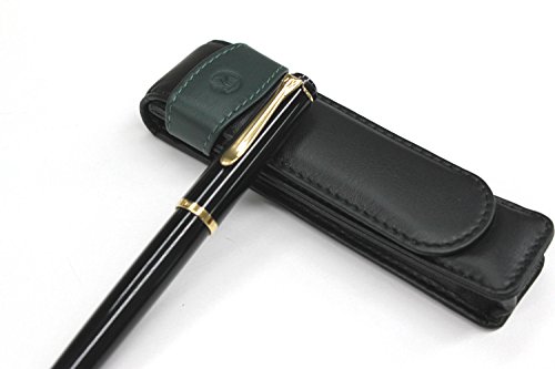 Pelikan 923722 Schreibgeräte-Etui Leder TG 22 Stiftablagen, 1 Stück - 3