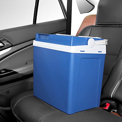 Kealive Elektrische Kühlbox, Thermoelektrische Kühlbox mit Kühl- und Warmhaltefunktion - 25 Liter,12 V für Auto und Lkw - 3