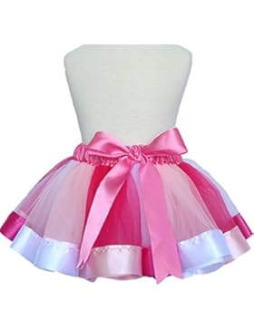 Amlaiworld Discoteca Girls,Abito sottoveste Rainbow Pettiskirt Bowknot gonna Tutu